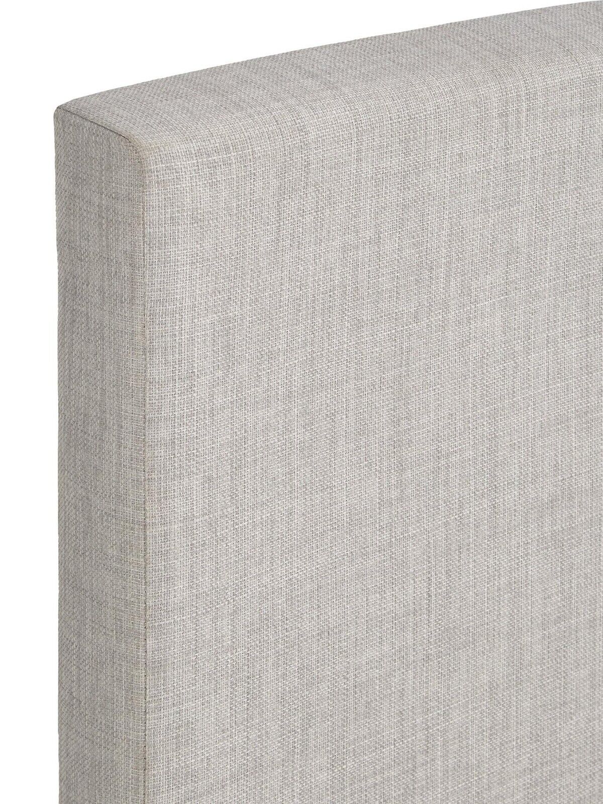 Riley Fabric Single Bed Frame Grey Stylish and Cozy Bedroom Furniture Solution - Image 3