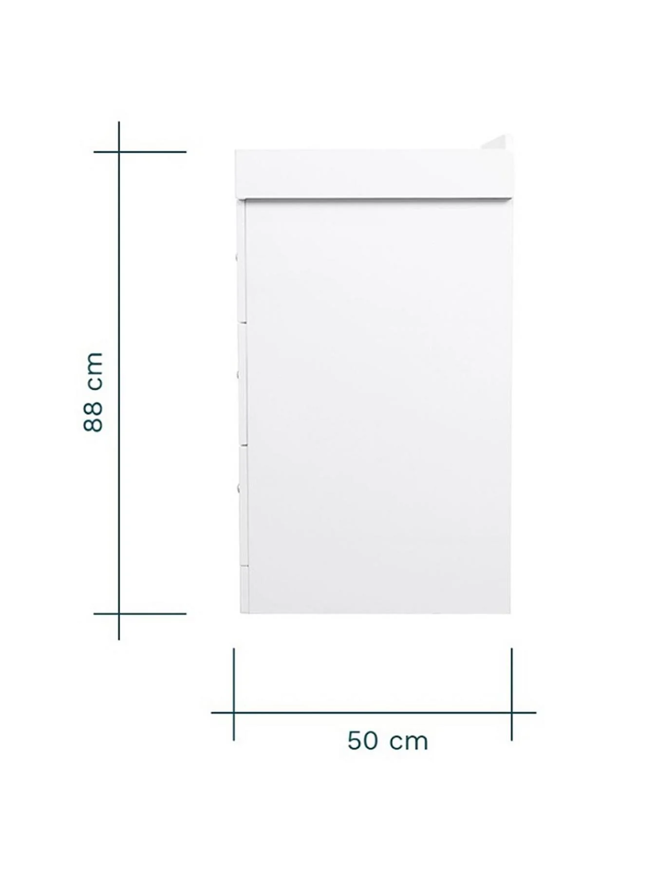 Rio Chest Changer White Baby Nursery Dresser Changing Table Storage - Image 2