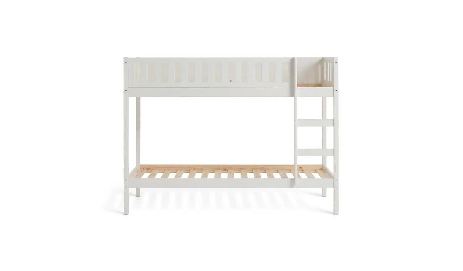 Ronnie Bunk Bed Frame White Kids Childrens Bedroom Furniture UK - Image 3