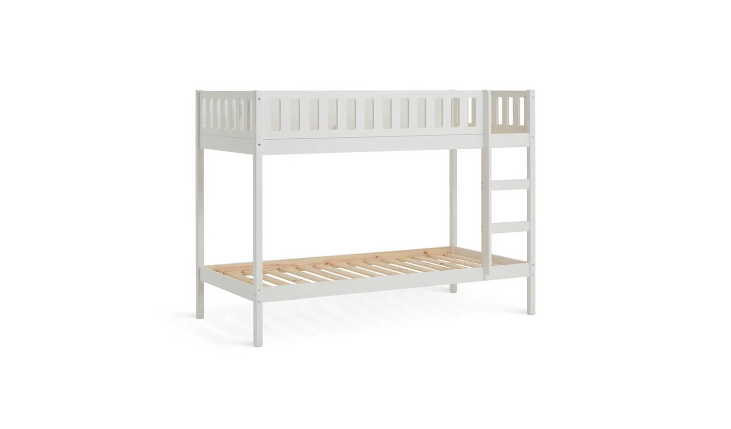 Ronnie Bunk Bed Frame White Kids Childrens Bedroom Furniture UK - Image 5