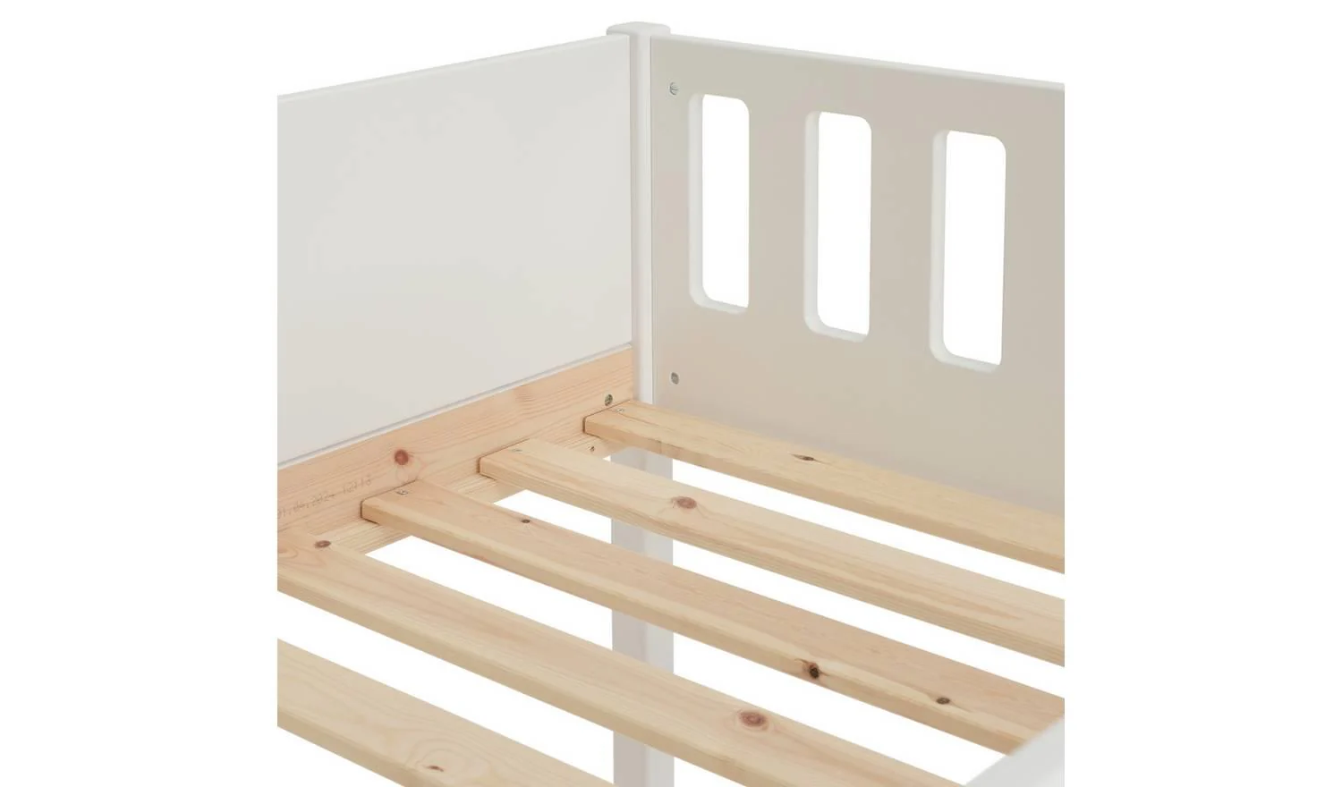 Ronnie Bunk Bed Frame White Kids Childrens Bedroom Furniture UK - Image 7