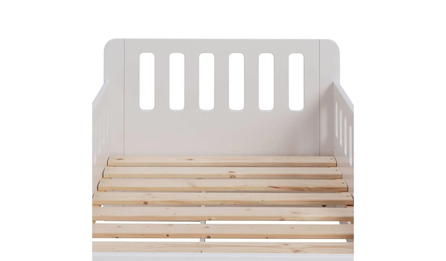 Ronnie Toddler Single Storage Bed Frame White Kids Bedroom Furniture - Image 8
