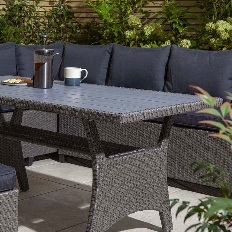 Rowlinson Albany 4 Piece Corner Garden Dining Set Grey & OUTDOOR FURNITURE - Image 6