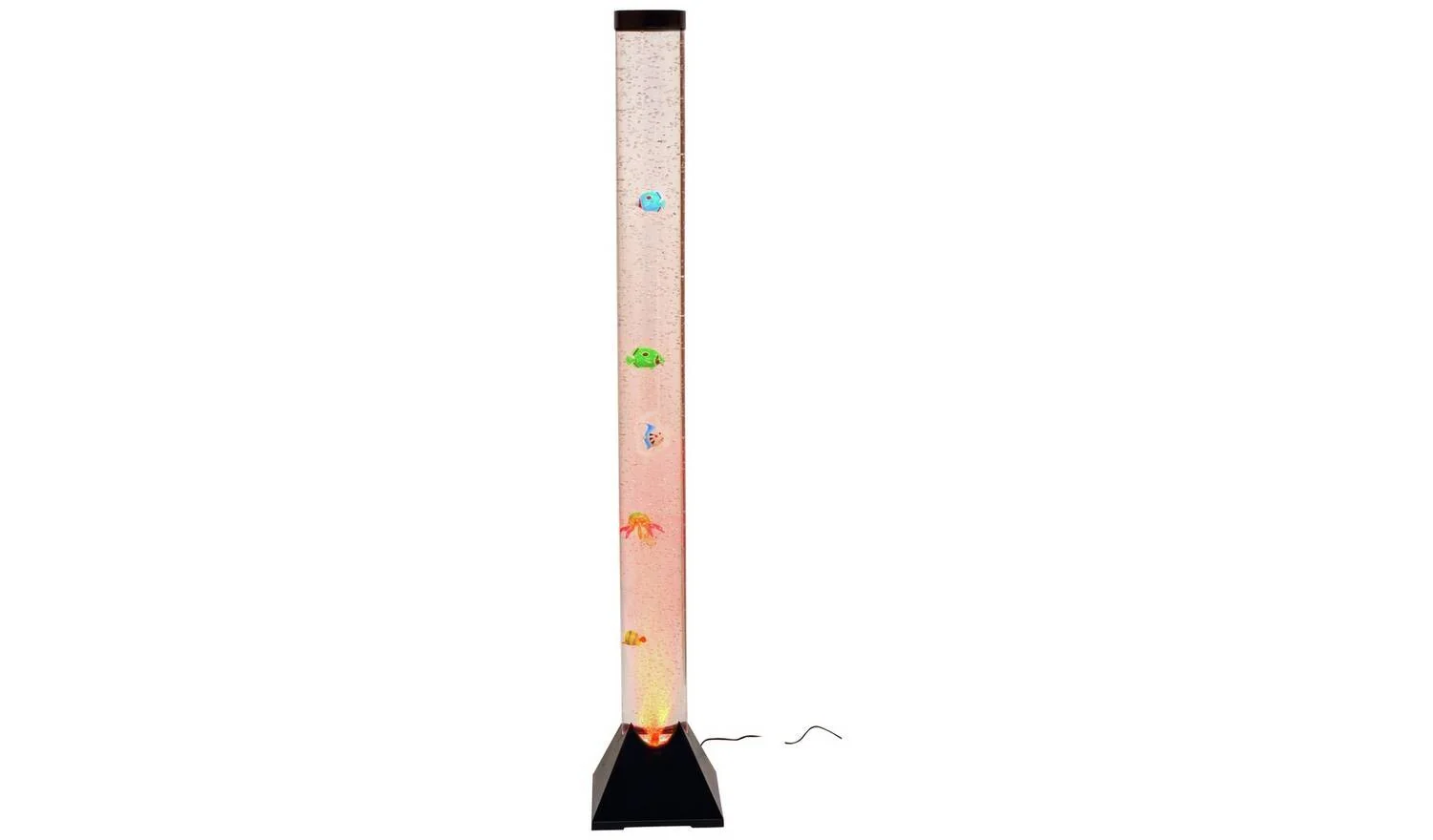 Sensory Bubble Fish Floor Lamp Black Kids Childrens Room Night Light - Image 2