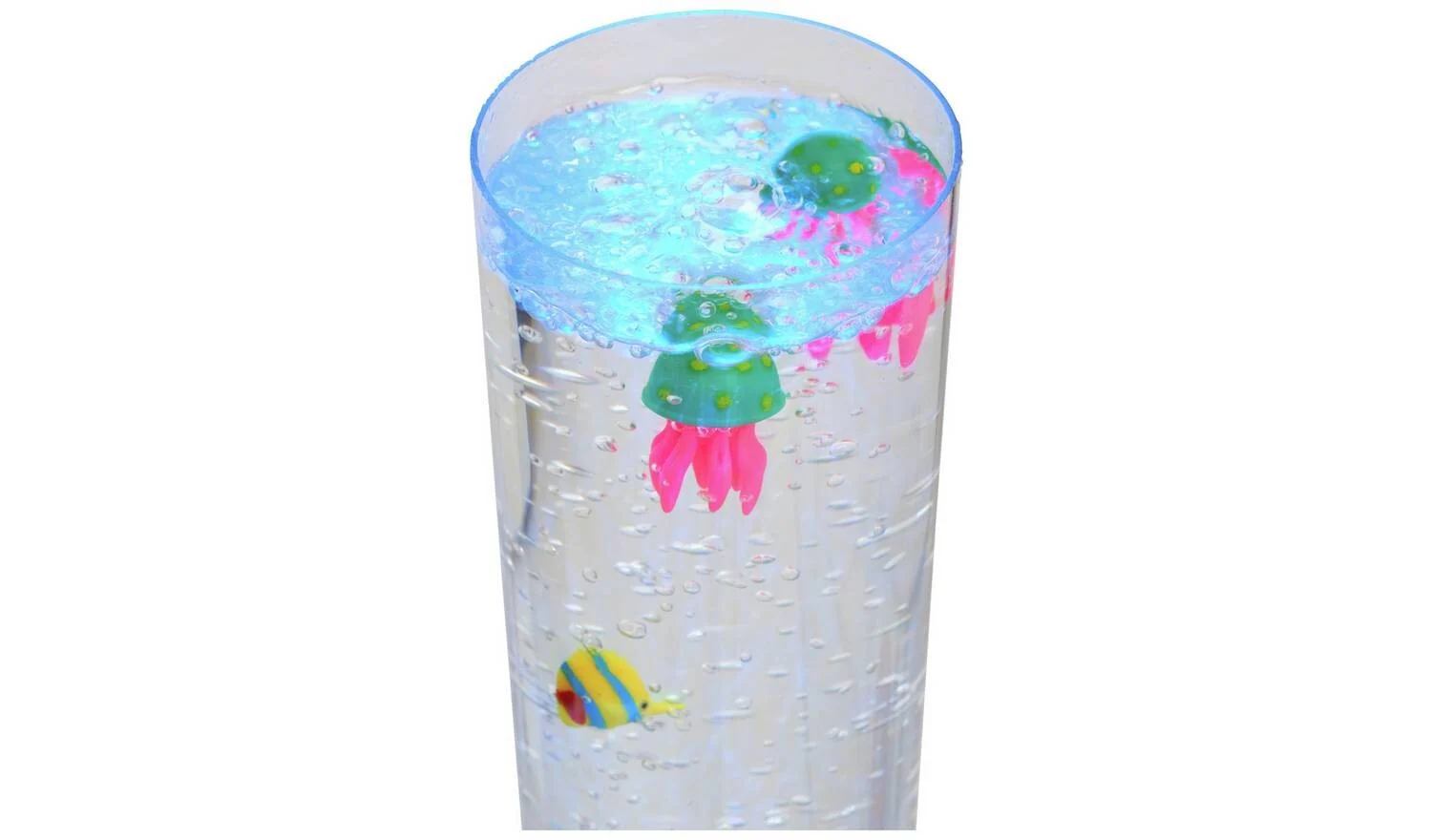 Sensory Bubble Fish Floor Lamp Black Kids Childrens Room Night Light - Image 4