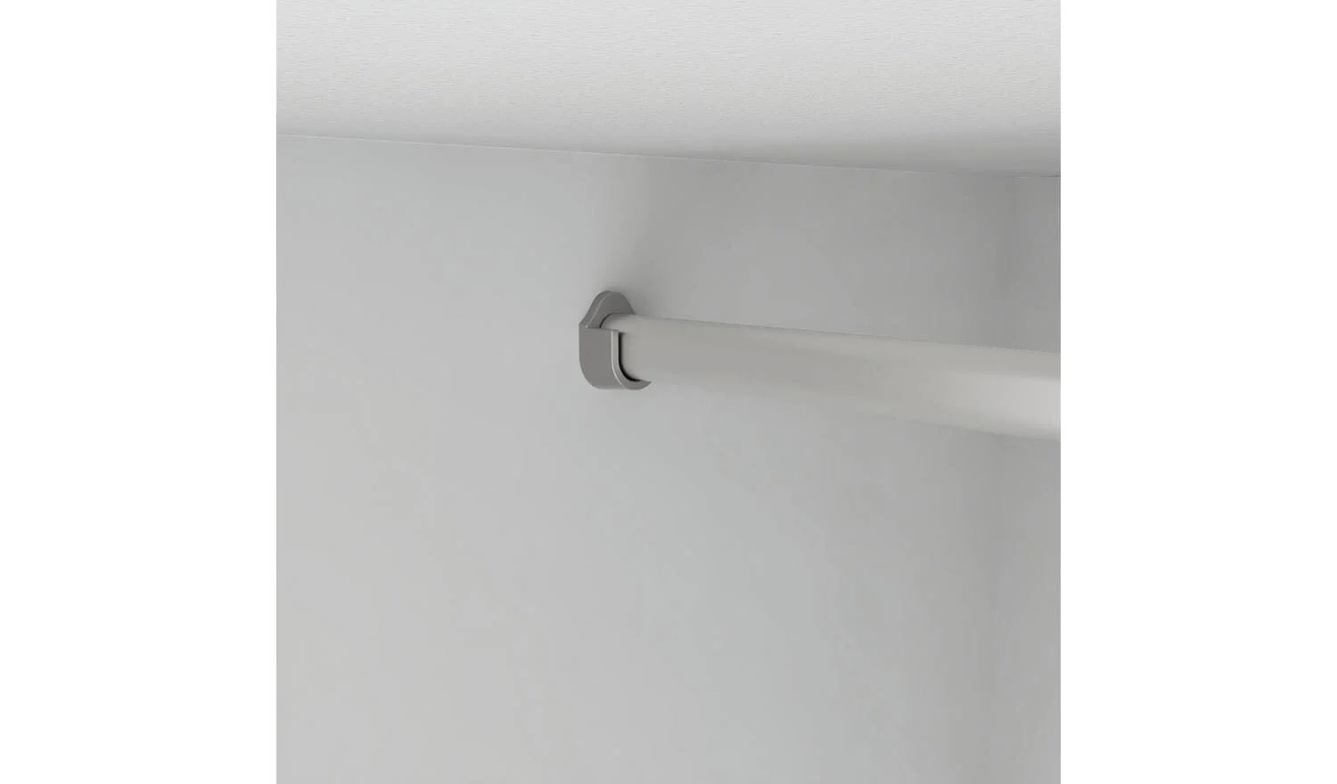 Seville 1 Door Wardrobe White Compact Size For Small Spaces - Image 4