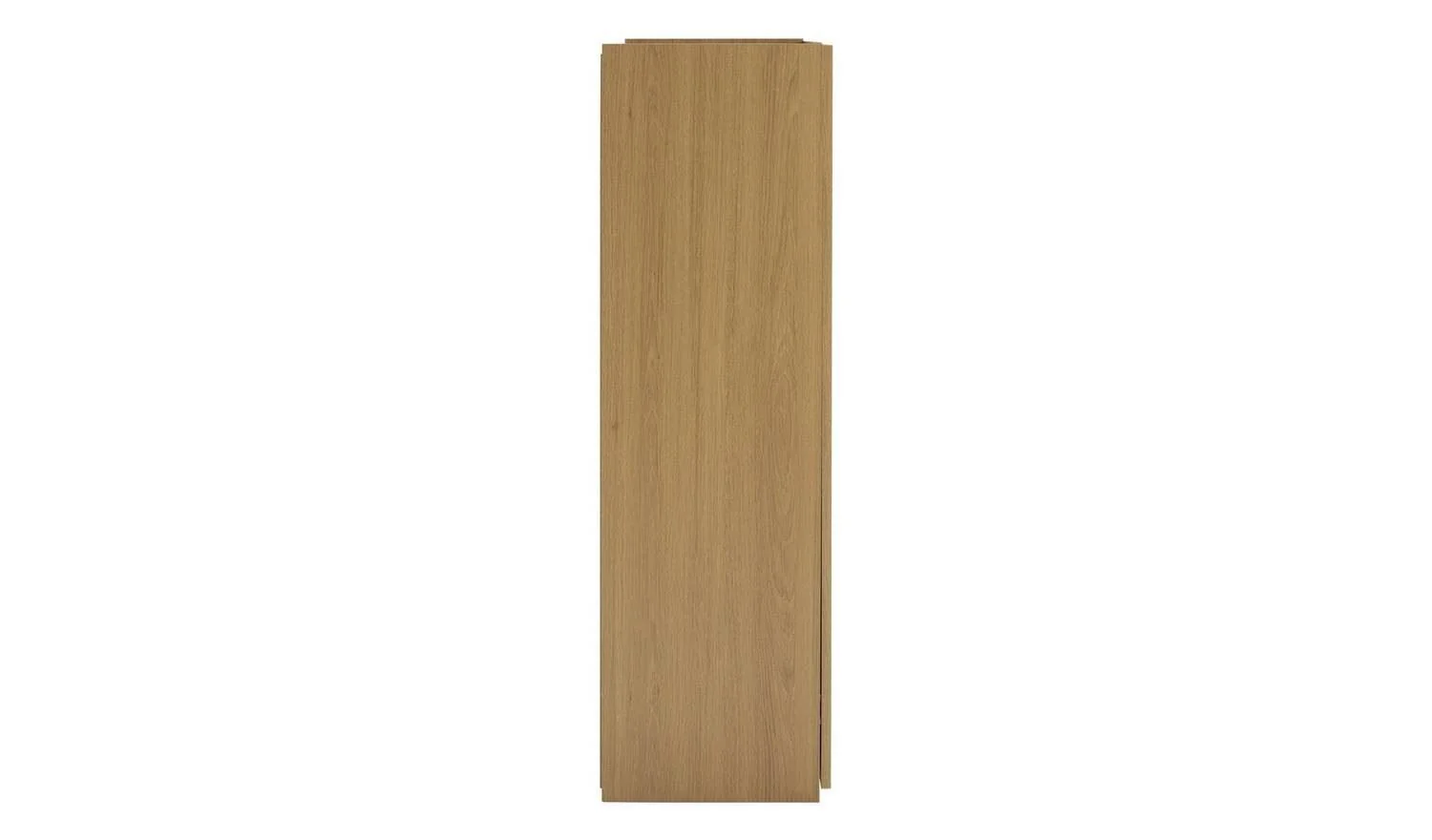 Seville 2 Door Shoe Storage Cabinet - Oak - Image 4