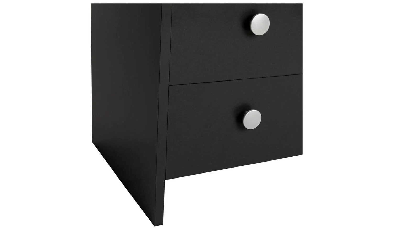 Seville 3 Drawer Chest Anthracite Storage Organiser Bedroom Furniture - Image 4