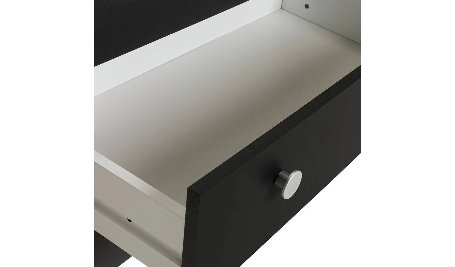 Seville 3 Drawer Chest Anthracite Storage Organiser Bedroom Furniture - Image 5