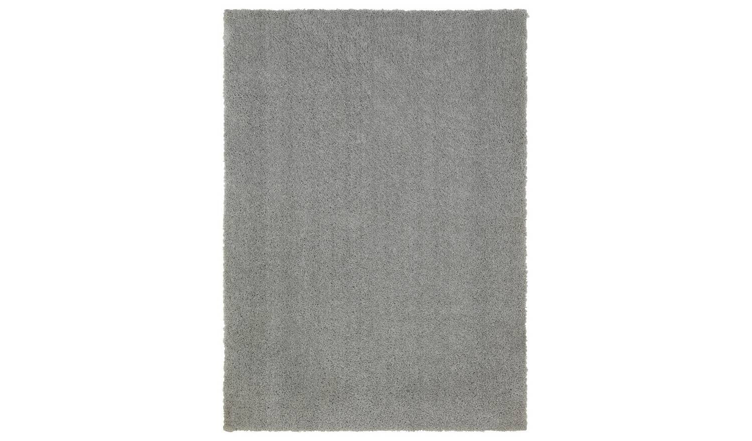 Shimmer Grey Cut Pile Rug 120x170cm Soft Living Room Bedroom Floor - Image 2