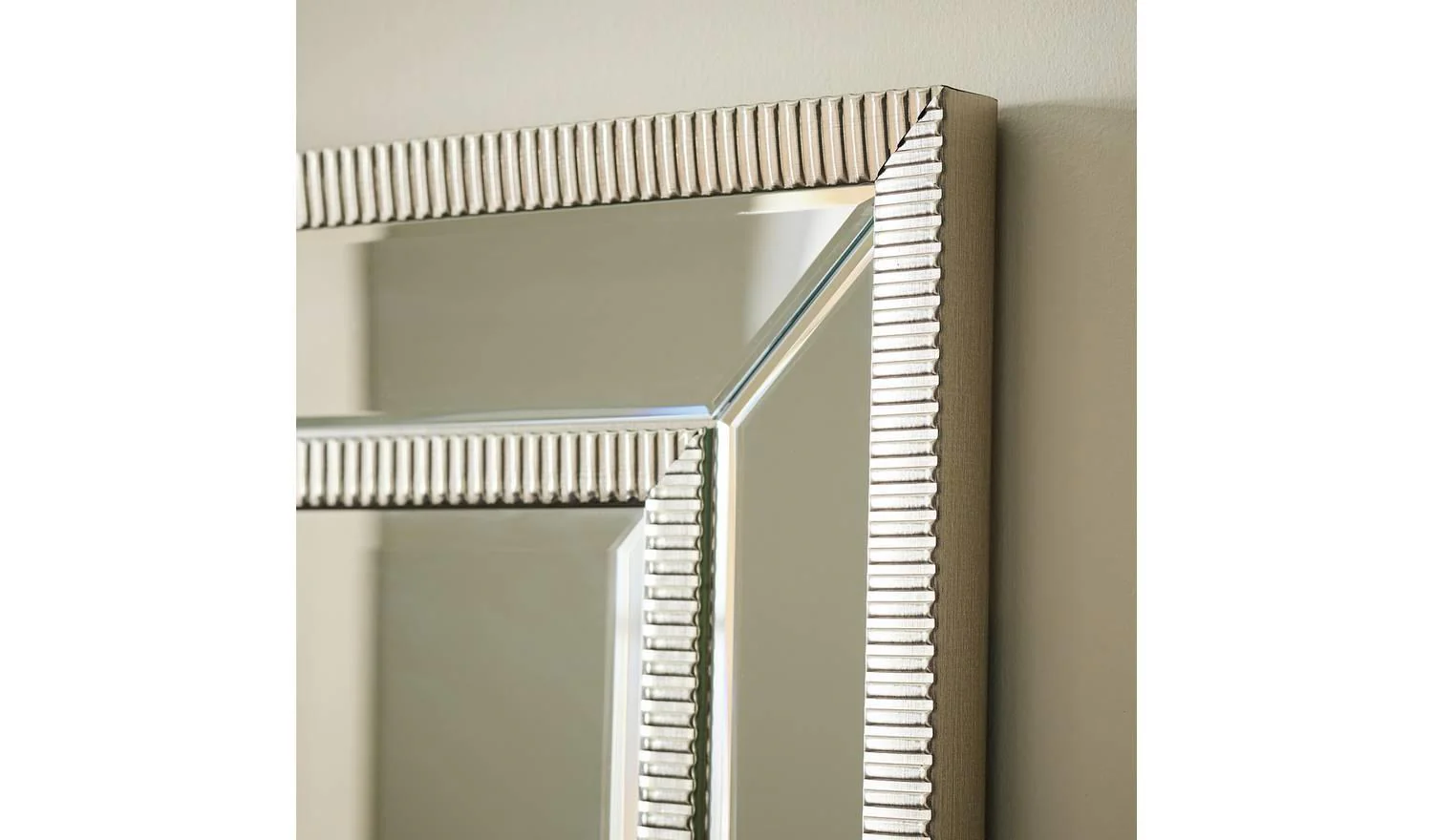 Silver Wall Mirror 150x75cm Fast Delivery UK Modern Home Accessory - Image 2