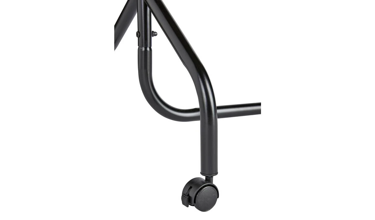 Single Heavy Duty Clothes Rail Black Freestanding Wardrobe Storage Garment - Image 4