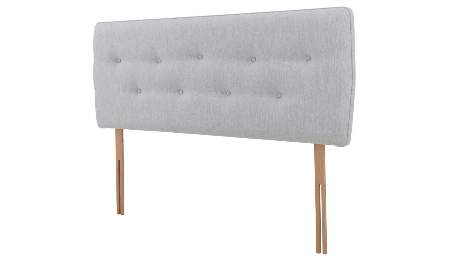 Skandi Double Headboard Light Grey Stylish Comfortable Bedroom Decor - Image 5