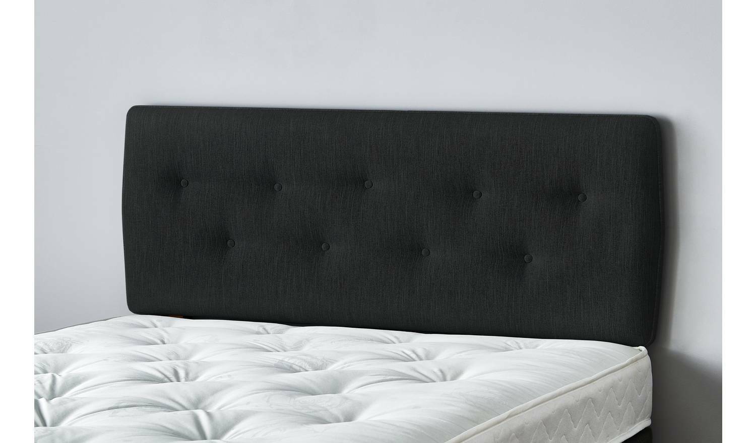 Skandi Kingsize Headboard Charcoal Elegant and Comfortable Bedroom Decor - Image 2