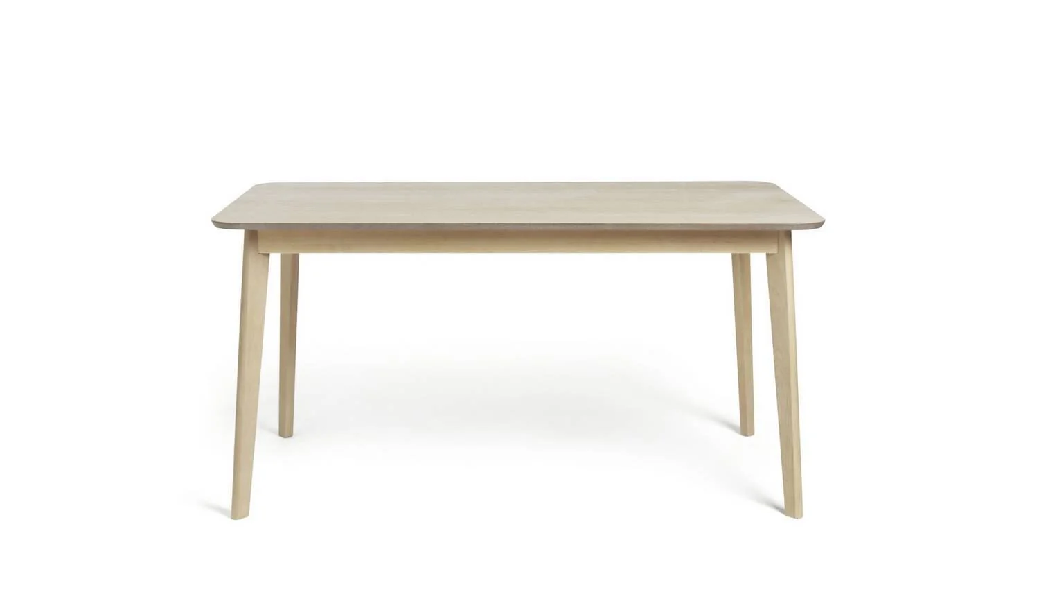 Skandi Oak Veneer 6 Seater Dining Table Modern and Elegant Dining Room Decor - Image 3
