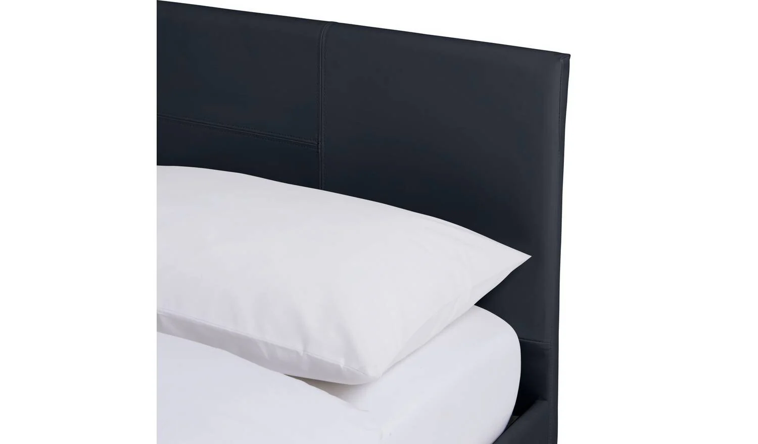 Skylar Single Bed Frame Black Modern Minimalist Bedroom Furniture - Image 4