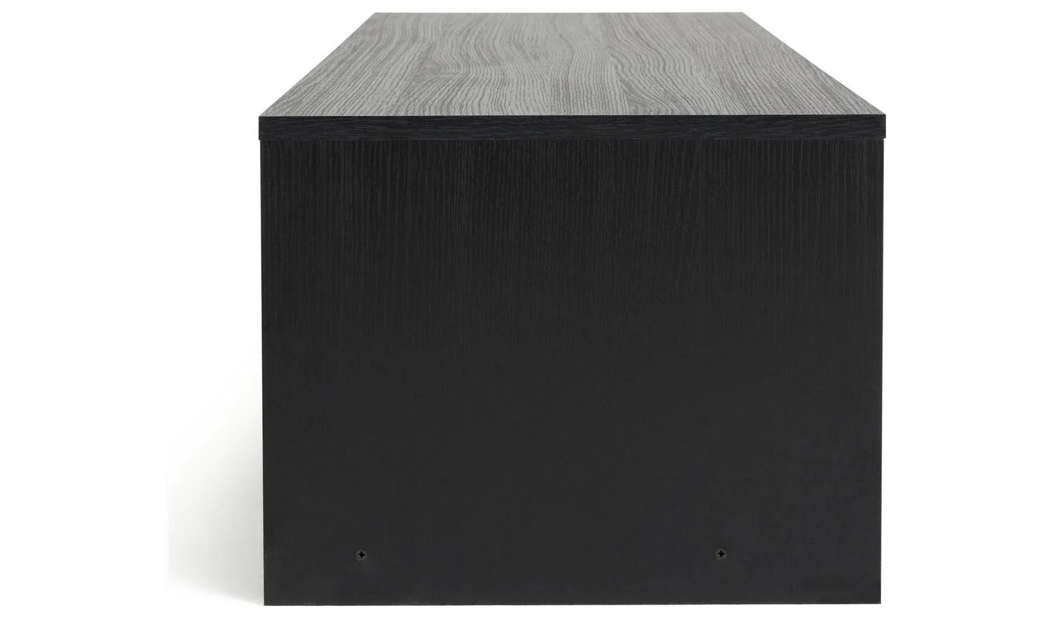 Squares 1 Drawer TV Unit Black Modern Media Stand Storage Cabinet - Image 3