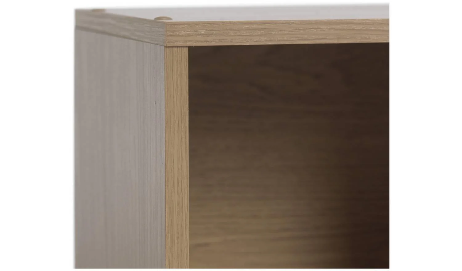Squares 4 Cube Storage Unit Oak Effect Modular Organiser Shelf Furniture - Image 4