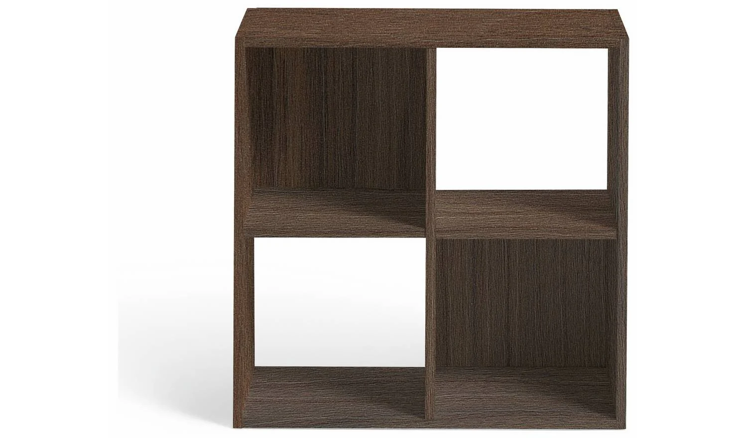 Squares 4 Cube Storage Unit Walnut Modular Organiser Shelf Furniture - Image 4