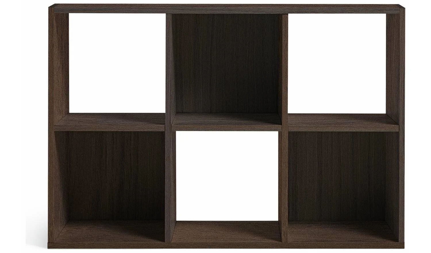 Squares 6 Cube Storage Unit Walnut Modular Organiser Shelf Furniture - Image 3