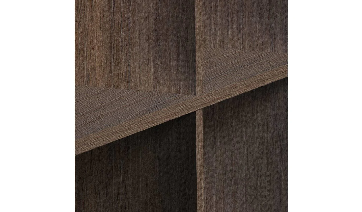 Squares 6 Cube Storage Unit Walnut Modular Organiser Shelf Furniture - Image 6