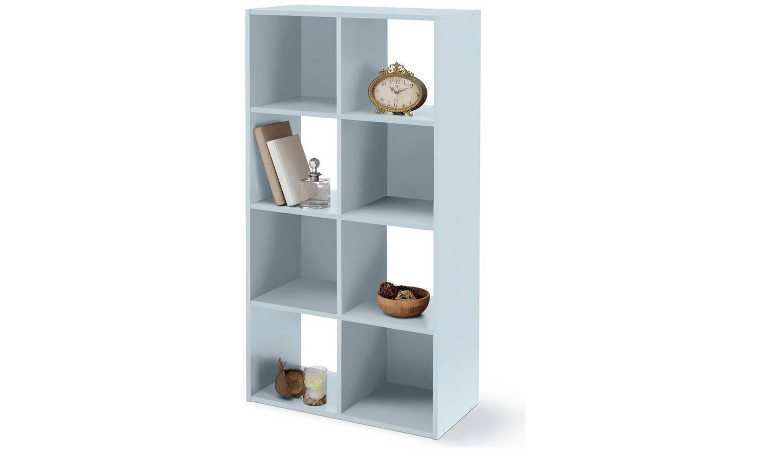 Squares 8 Cube Storage Unit Grey For Living Room Bedroom - Image 3