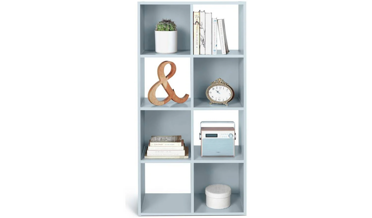 Squares 8 Cube Storage Unit Grey For Living Room Bedroom - Image 7