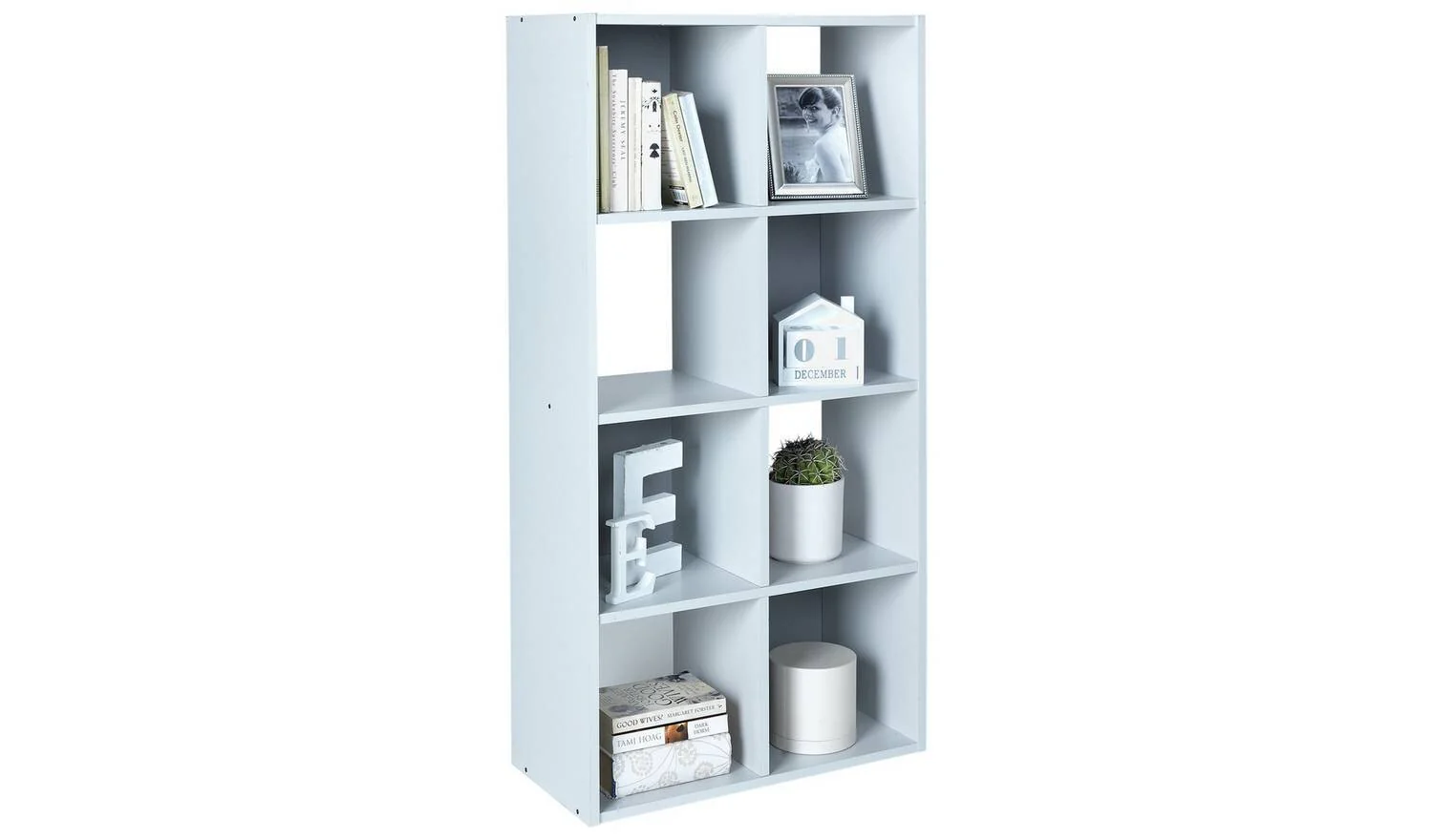 Squares 8 Cube Storage Unit Grey For Living Room Bedroom - Image 9