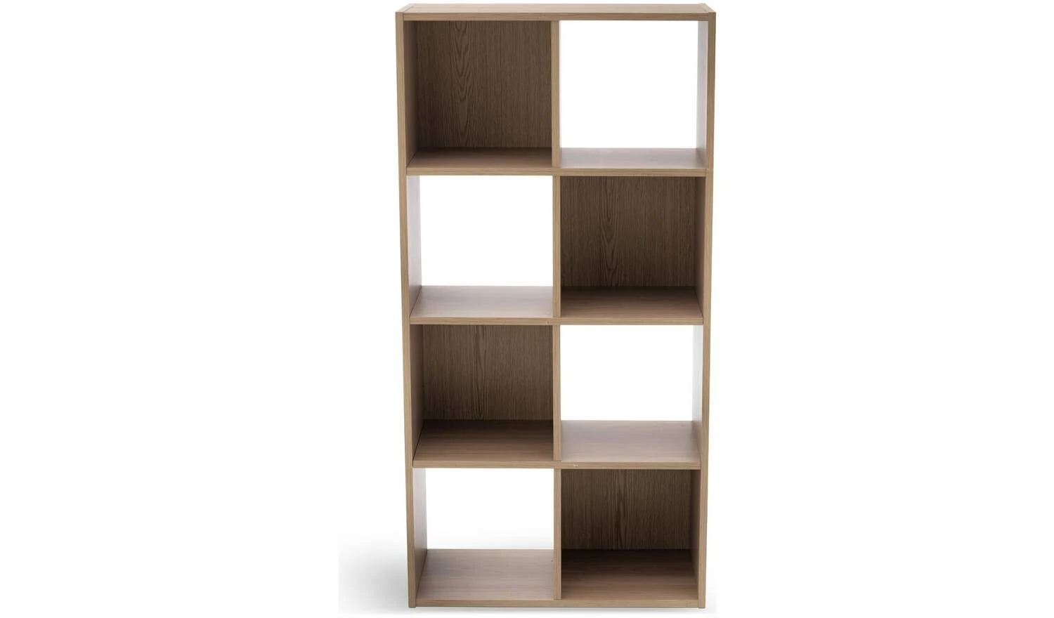 Squares 8 Cube Storage Unit Oak Effect Modular Organiser Shelf Furniture - Image 2