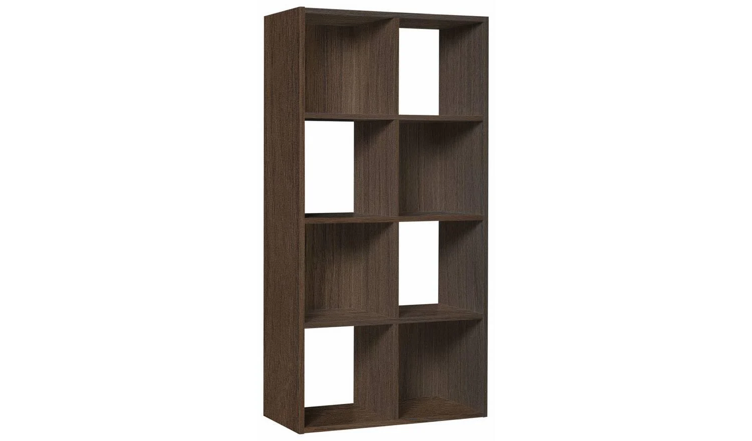 Squares 8 Cube Storage Unit Walnut For Living Room Bedroom - Image 3