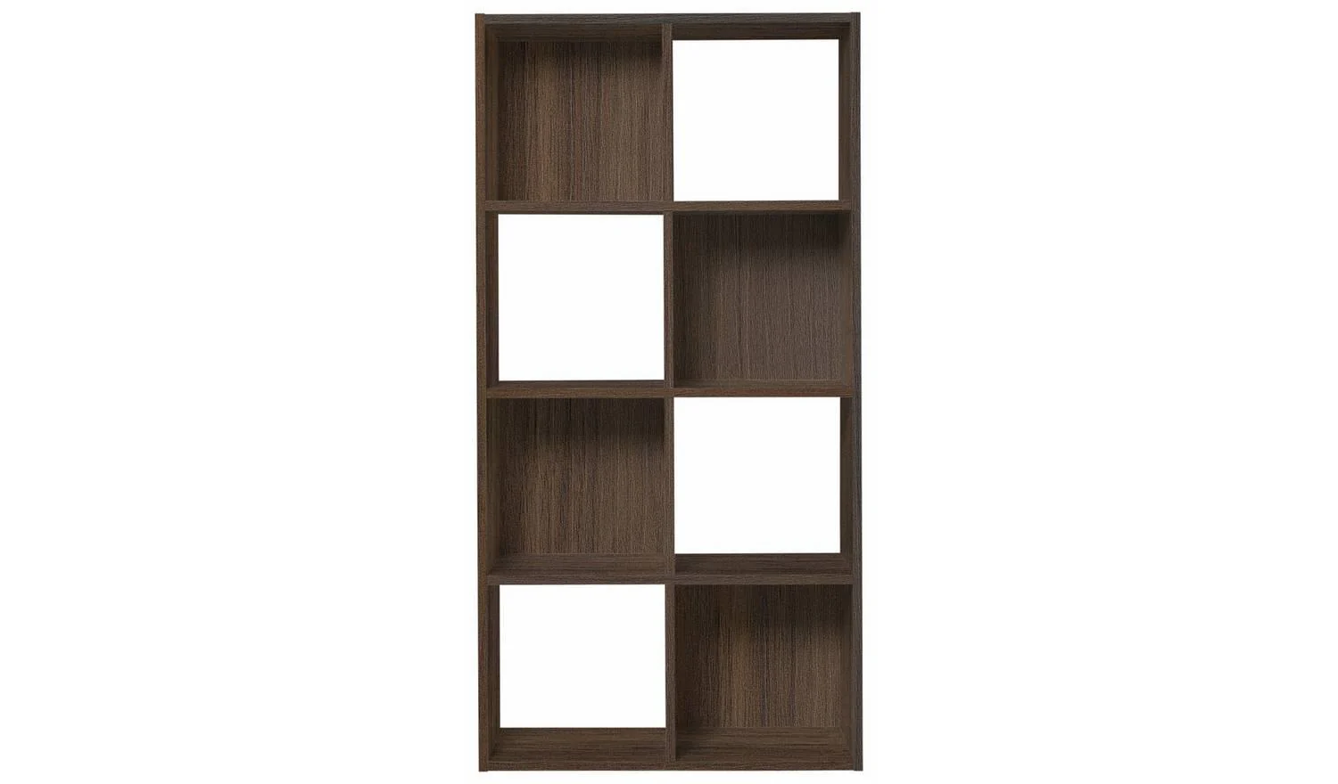 Squares 8 Cube Storage Unit Walnut For Living Room Bedroom - Image 4