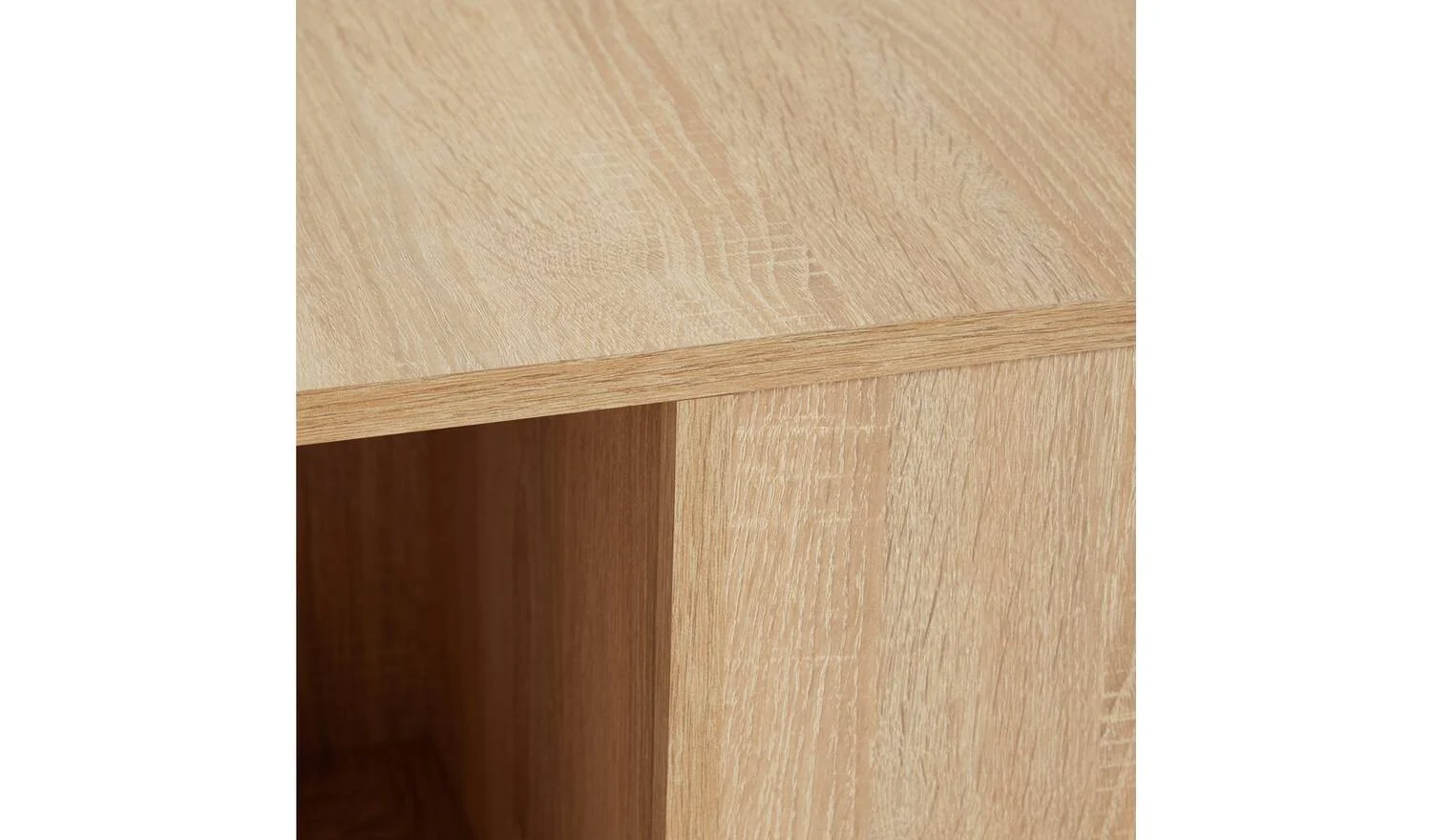 Squares Coffee Table Natural Modern Living Room Furniture Storage Organiser - Image 5