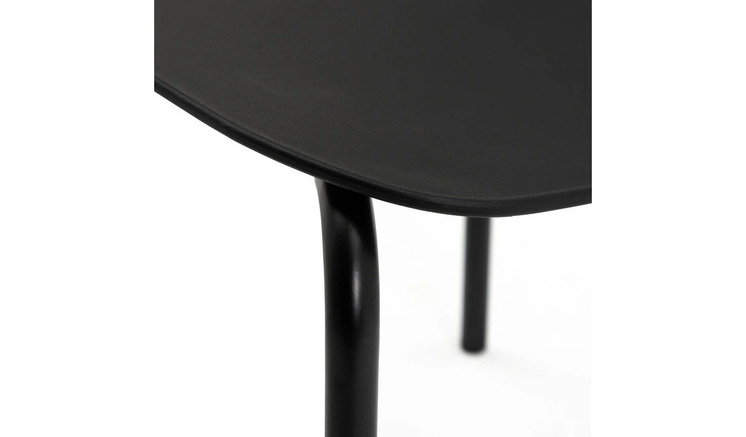 Stella Wood Effect Dining Table & 4 Black Chairs Kitchen Furniture Set - Image 10