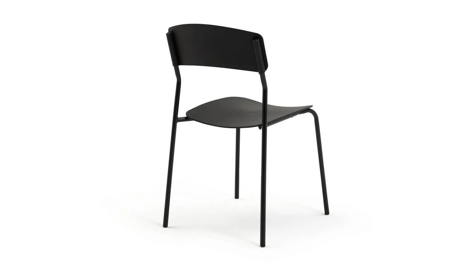 Stella Wood Effect Dining Table & 4 Black Chairs Kitchen Furniture Set - Image 9