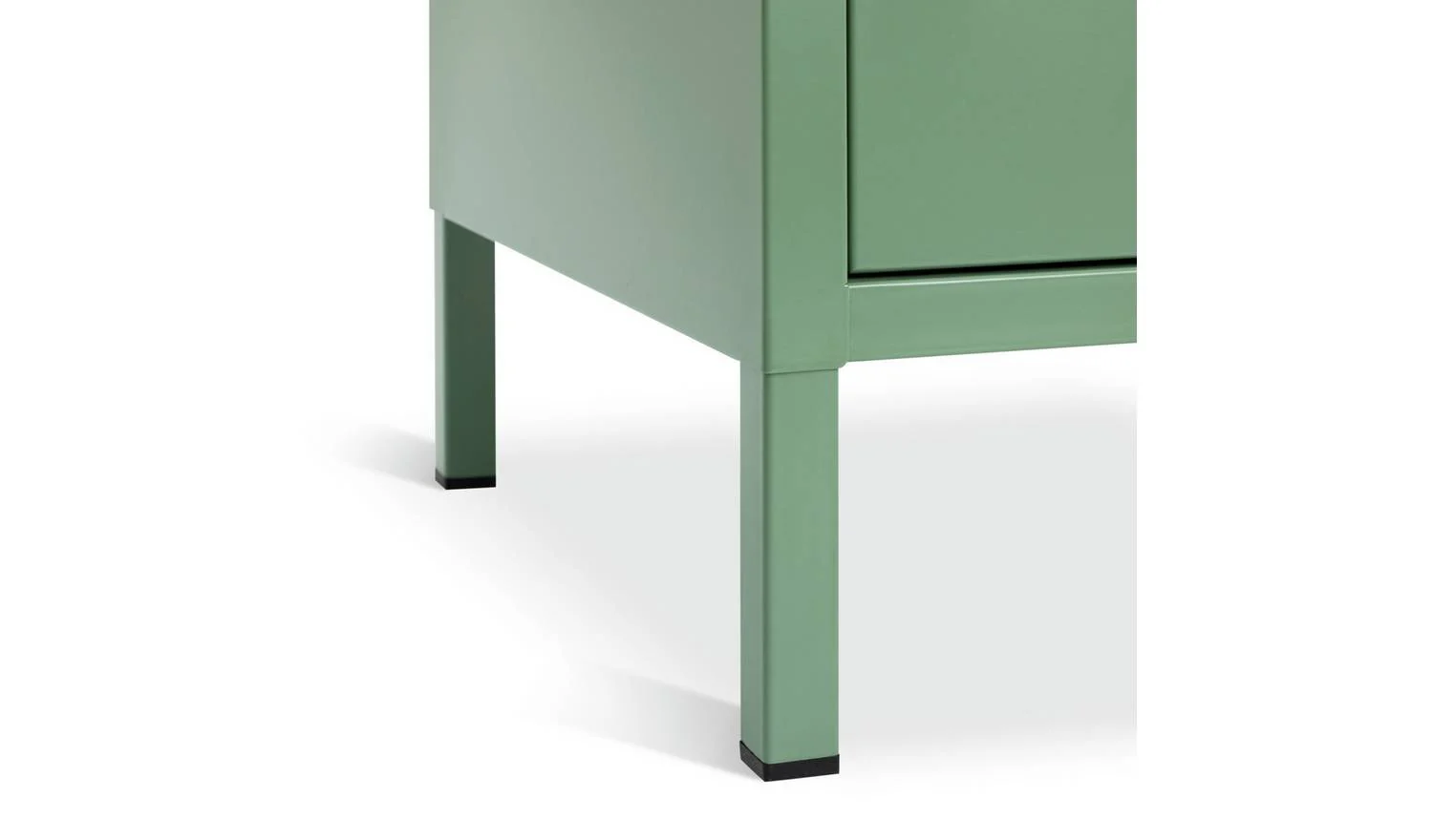 Stevie 1 Door Bedside Table - Green - Image 5