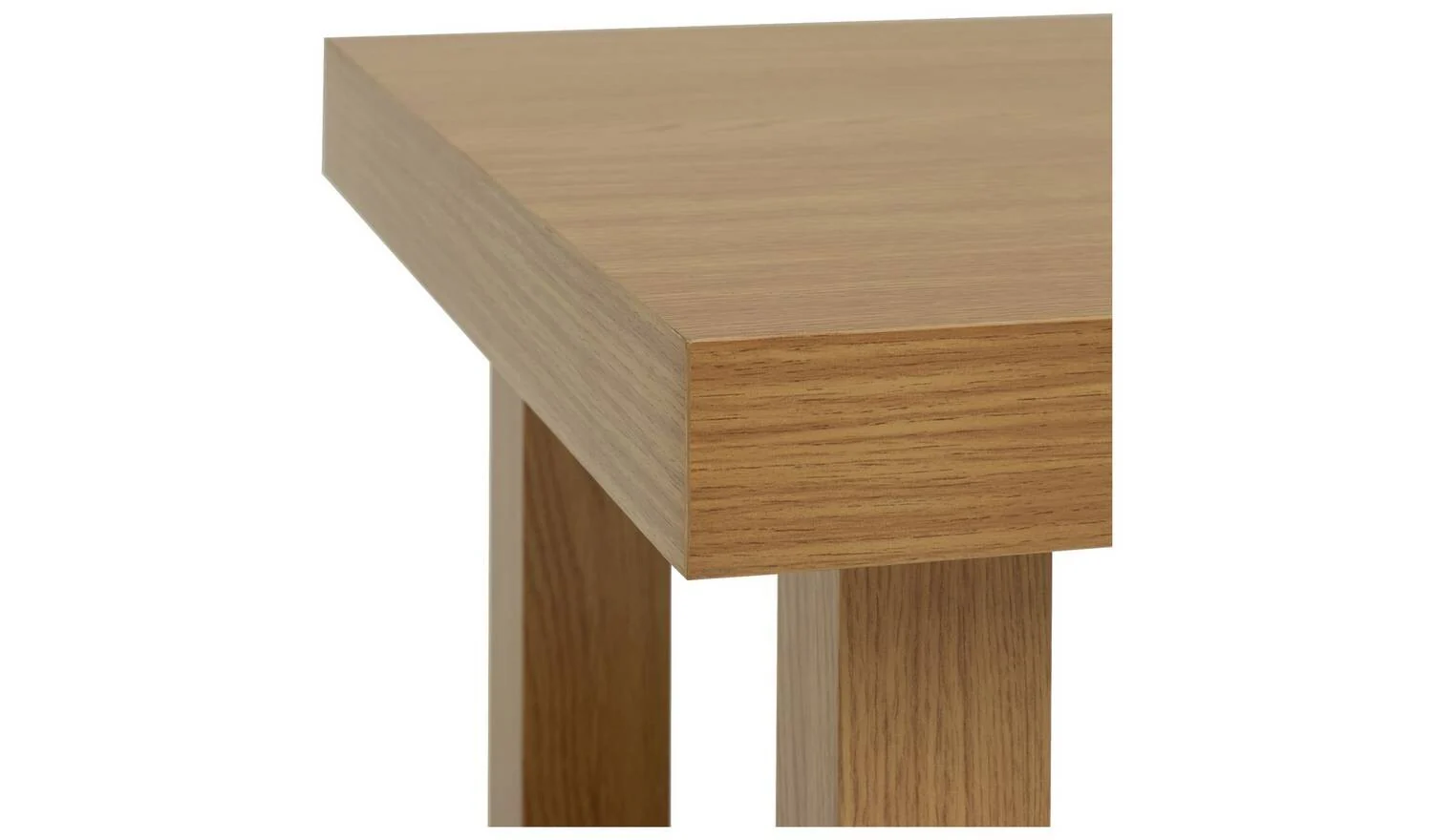 Stratford Chunky Coffee Table Oak Effect Scandinavian Design UK - Image 5