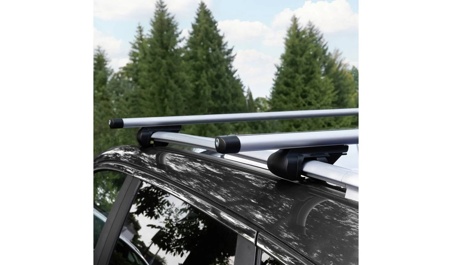 Streetwize 135cm Heavy Duty Car Roof Bars Universal Fitment For Luggage - Image 4