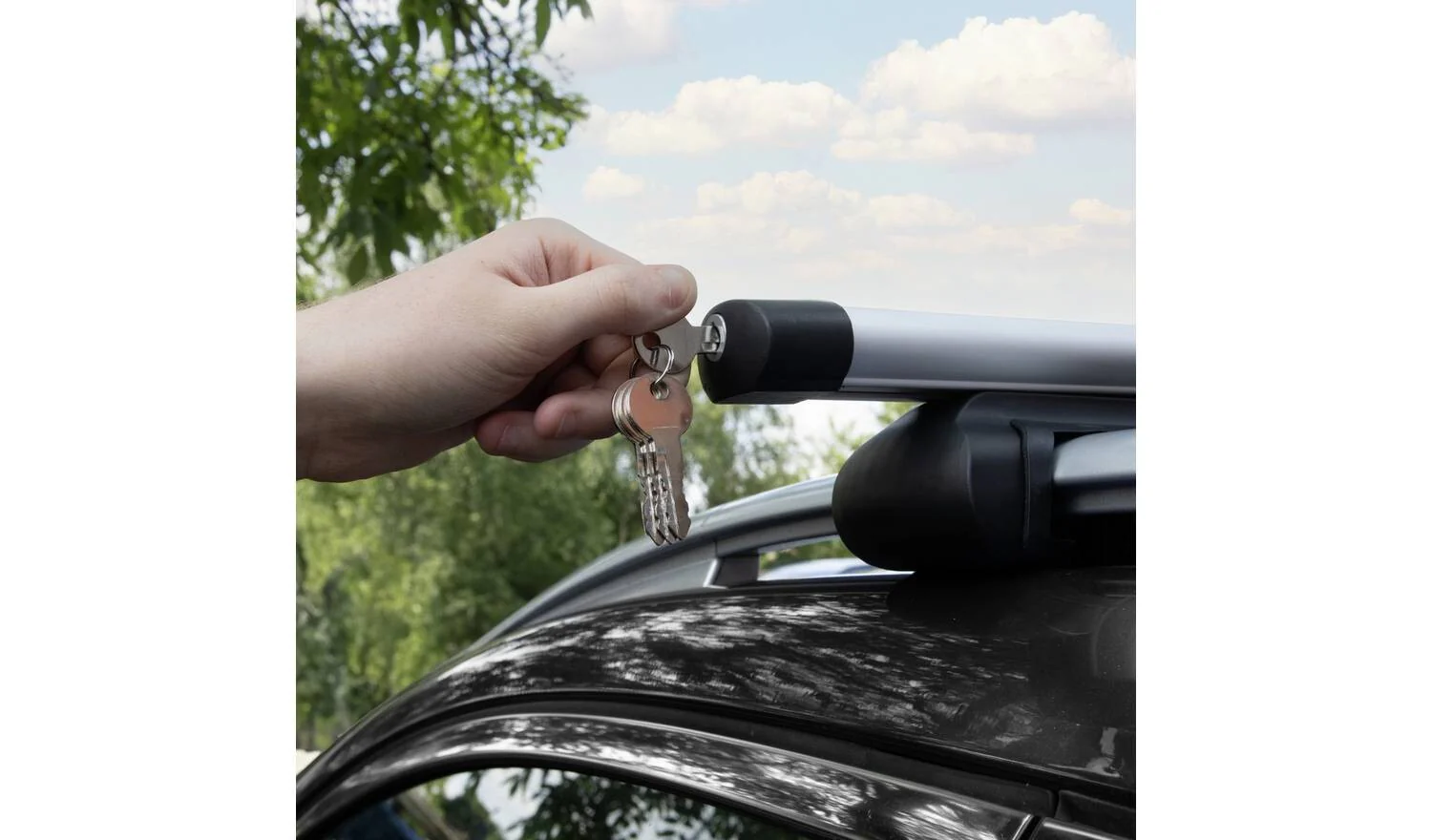 Streetwize 135cm Heavy Duty Car Roof Bars Universal Fitment For Luggage - Image 5