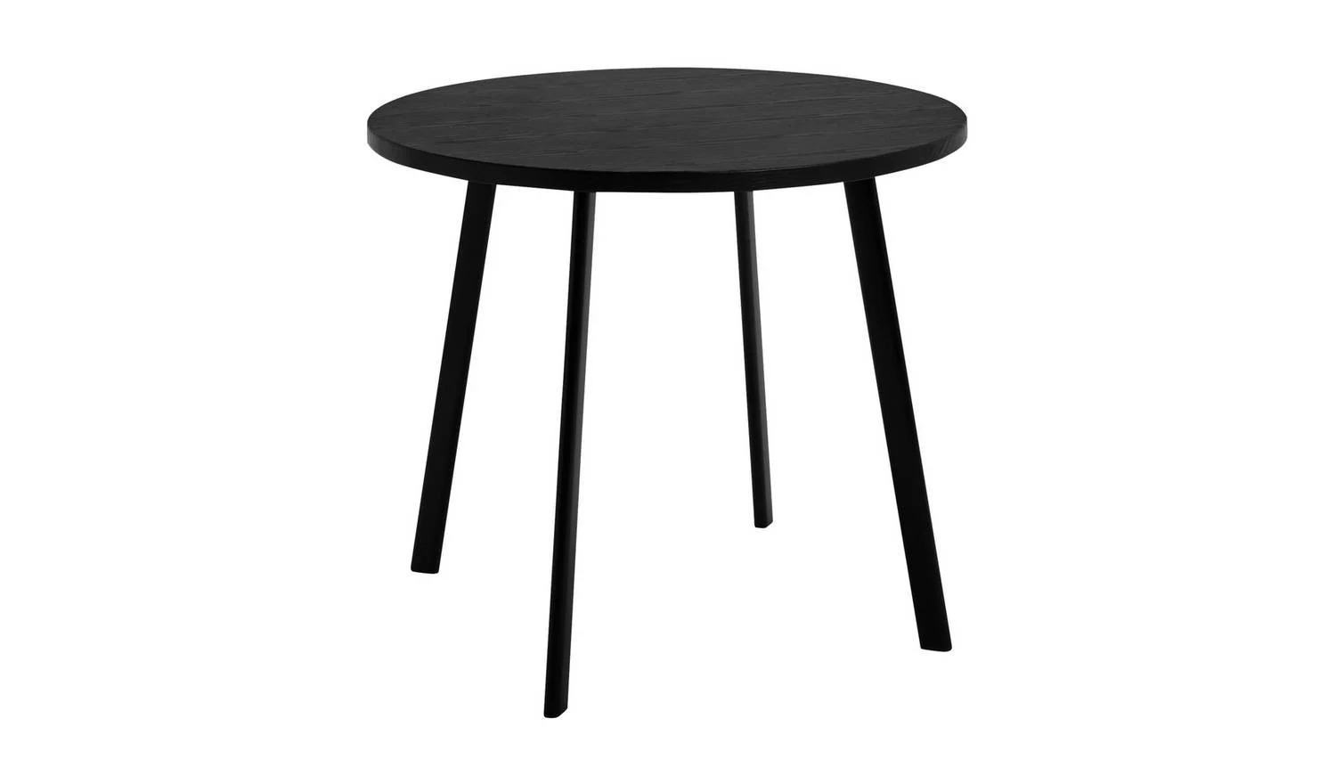 Tayla Black Dining Table & 4 Black Stools Modern Kitchen Furniture Set - Image 6