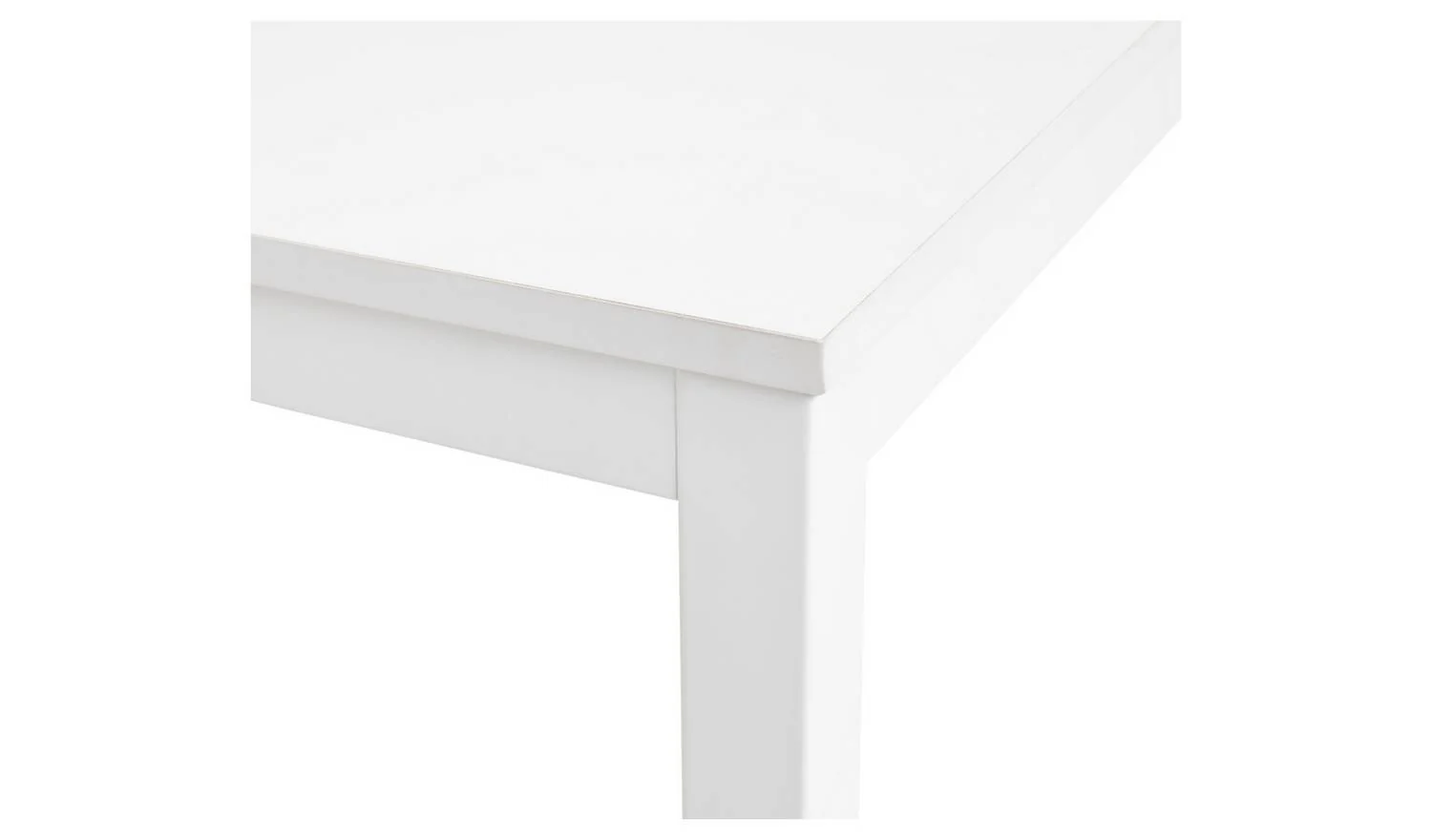Toby 4 Seater Dining Table White Kitchen Furniture Compact - Image 5