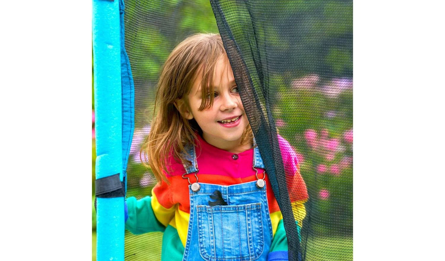 TP Toys 6ft Kids Trampoline with Enclosure Garden Play Fun Safety Net - Image 3