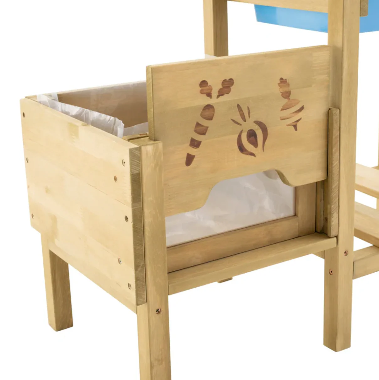 TP Wooden Potting Bench Oak Garden Plant Storage Kids Workstation UK - Image 3