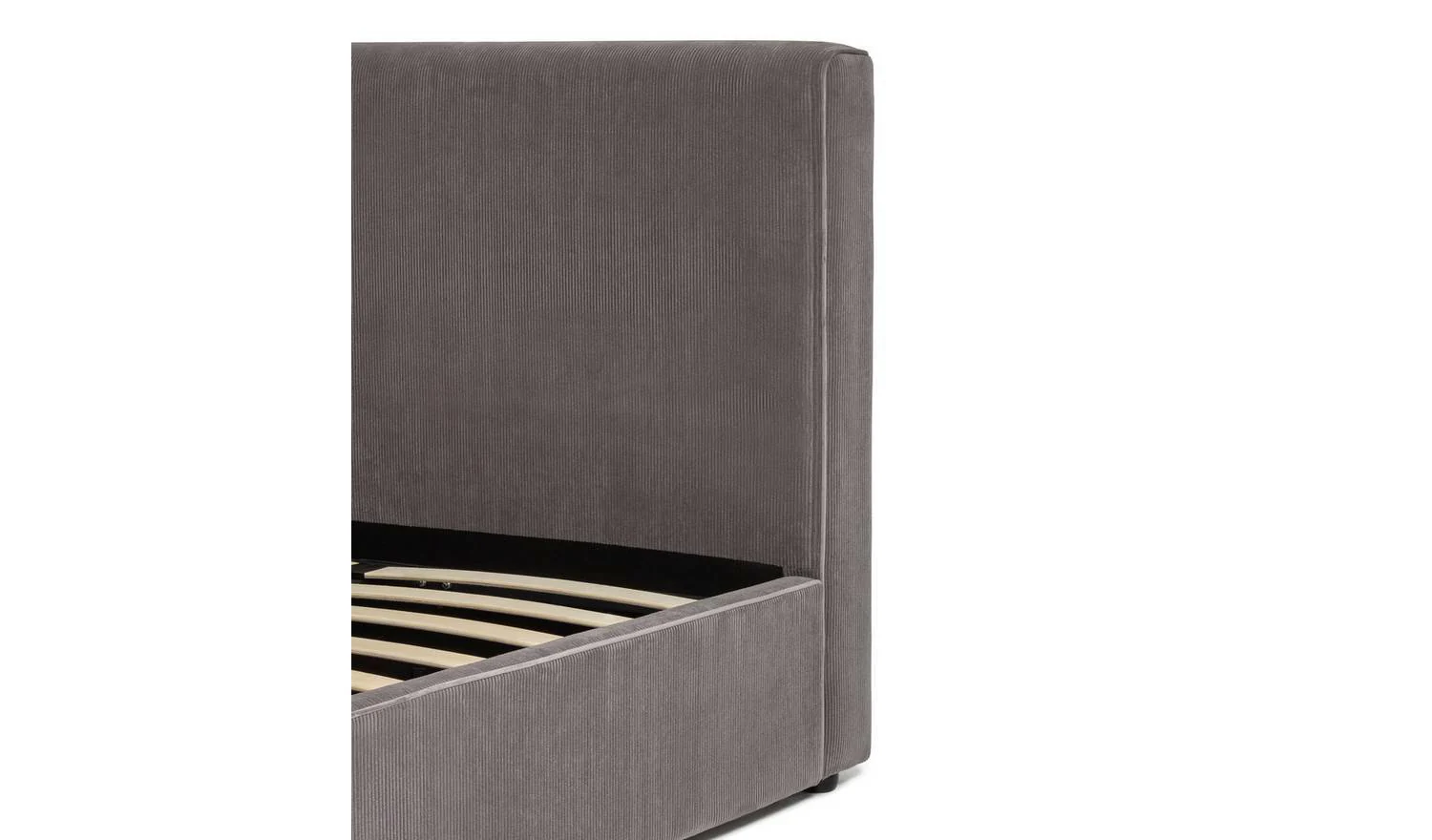 Tristan Double Ottoman Bed Frame Grey with Lift-Up Storage for Modern Bedrooms - Image 6