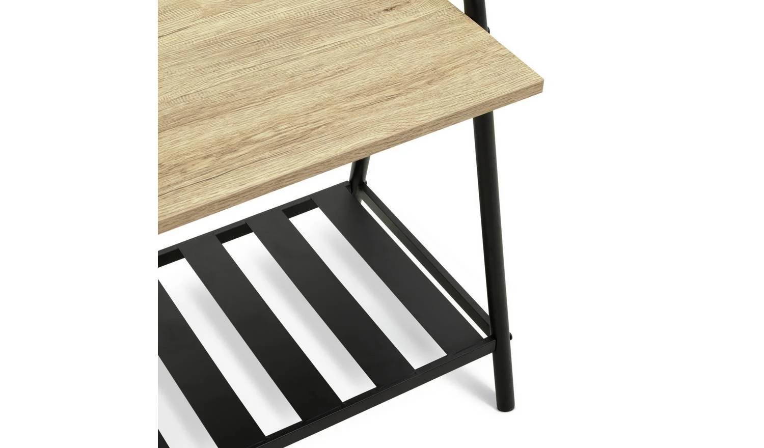 Turner Bedside Table Black Modern Bedroom Furniture Storage Nightstand - Image 4