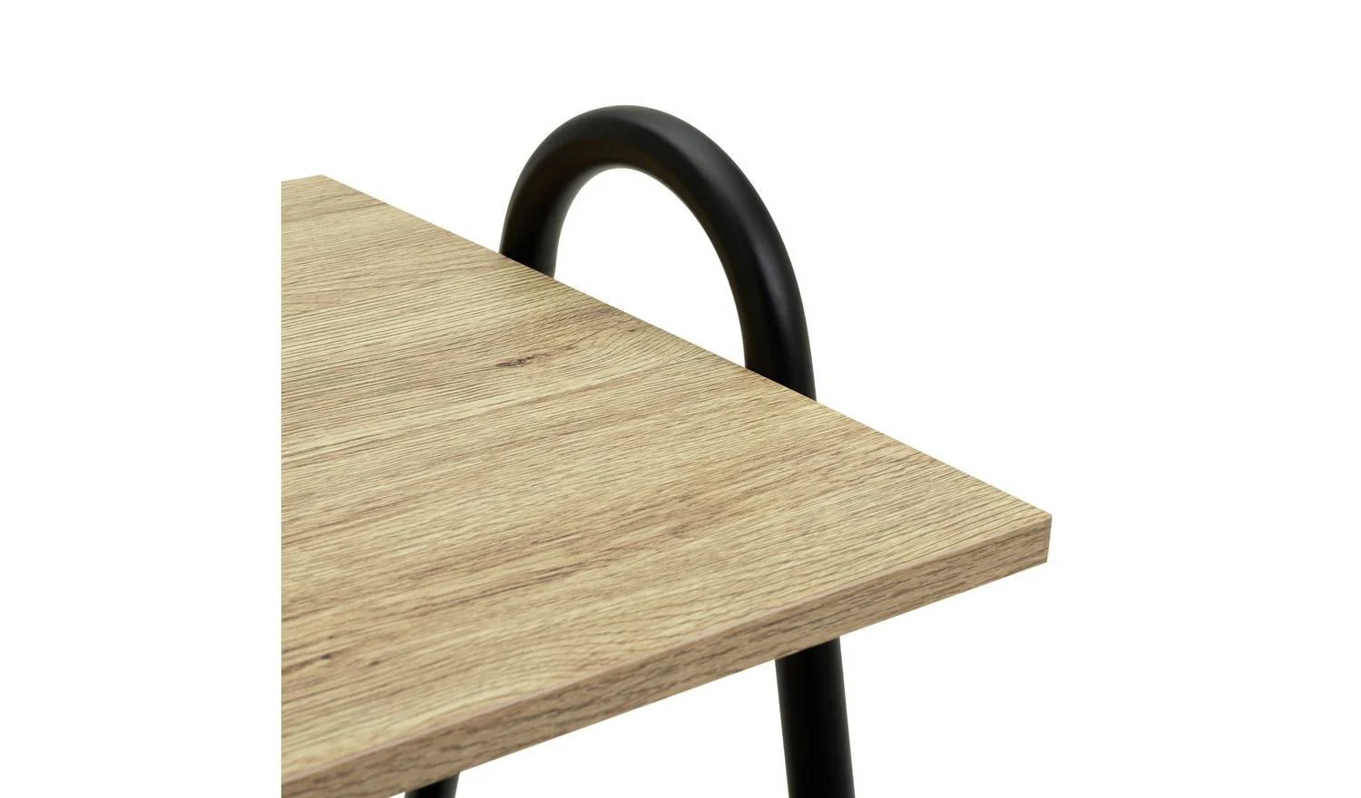 Turner Bedside Table Black Modern Bedroom Furniture Storage Nightstand - Image 5