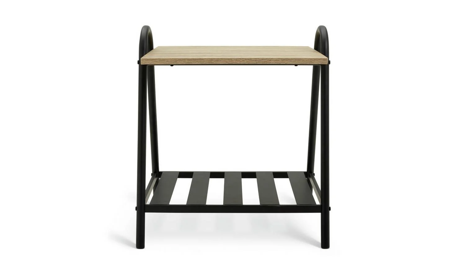 Turner Bedside Table Black Modern Bedroom Furniture Storage Nightstand - Image 6