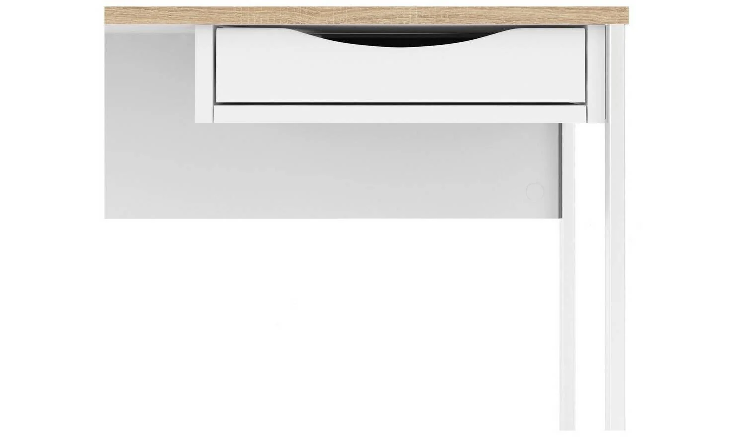 Tvilum Function Plus 1Drawer White Office&Home Computer Desk Study Writing Table - Image 6