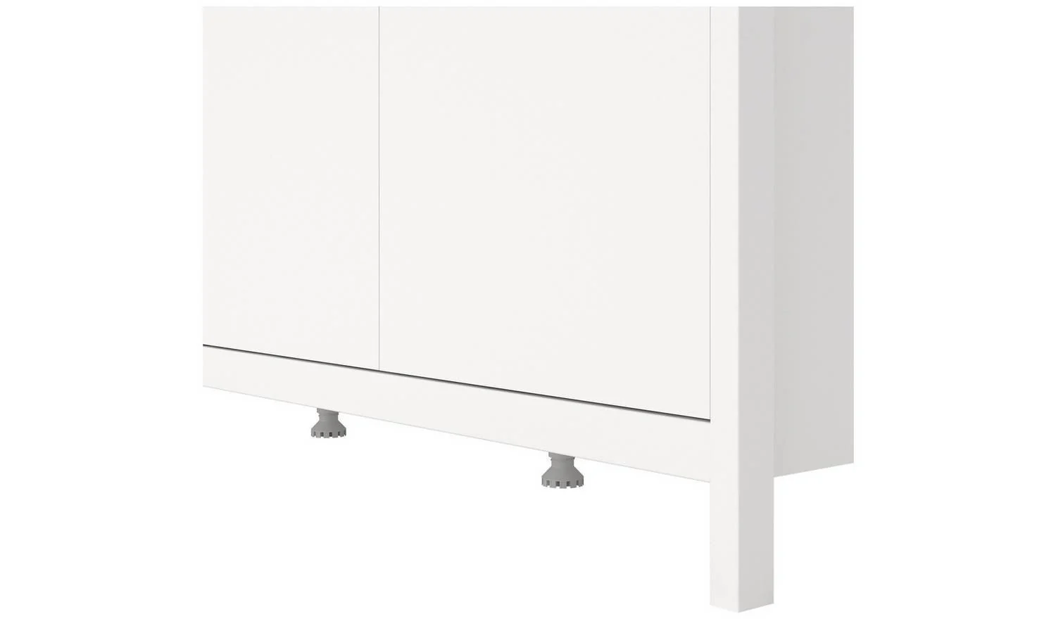 Tvilum Madrid 3 Door Wardrobe White Storage Organiser Bedroom Furniture - Image 8