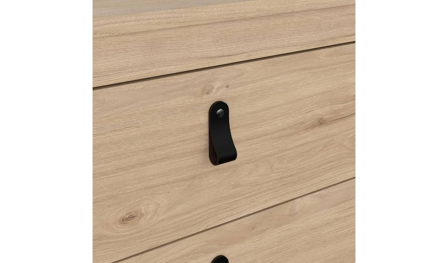 Tvilum Madrid 3 Drawer Chest Oak Storage Organiser Bedroom Furniture - Image 7