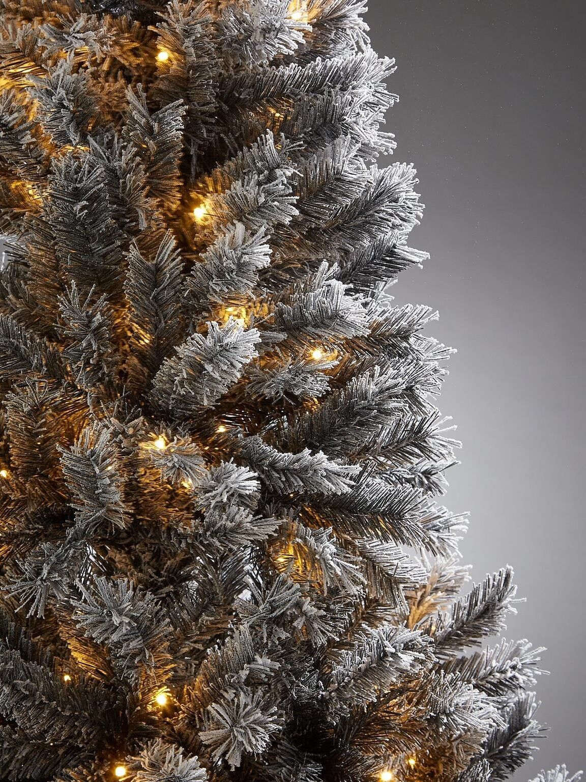Very Home 6ft Black Forest Flocked Pre-Lit Christmas Tree - Image 3